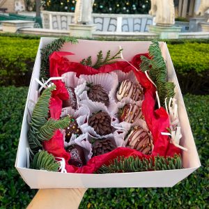 Christmas Symphony box with Chocolate Covered Strawberries